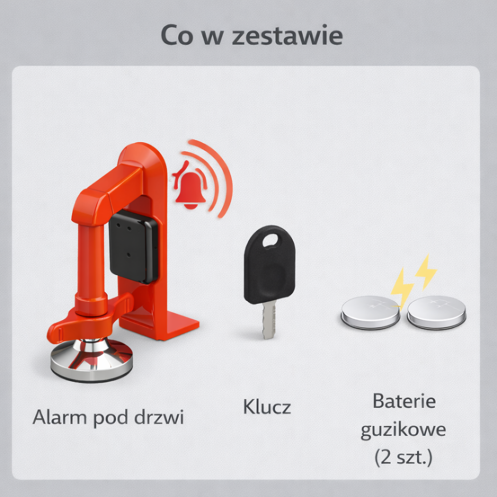 AntyWłamywacz - Alarm pod drzwi