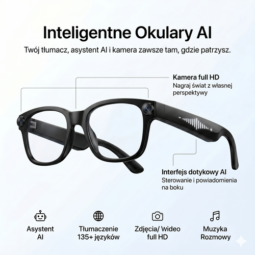 Inteligentne Okulary AI Vision™