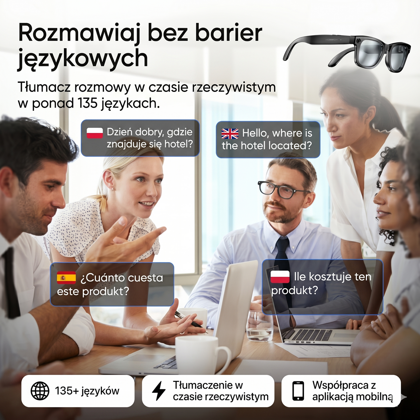 Inteligentne Okulary AI Vision™