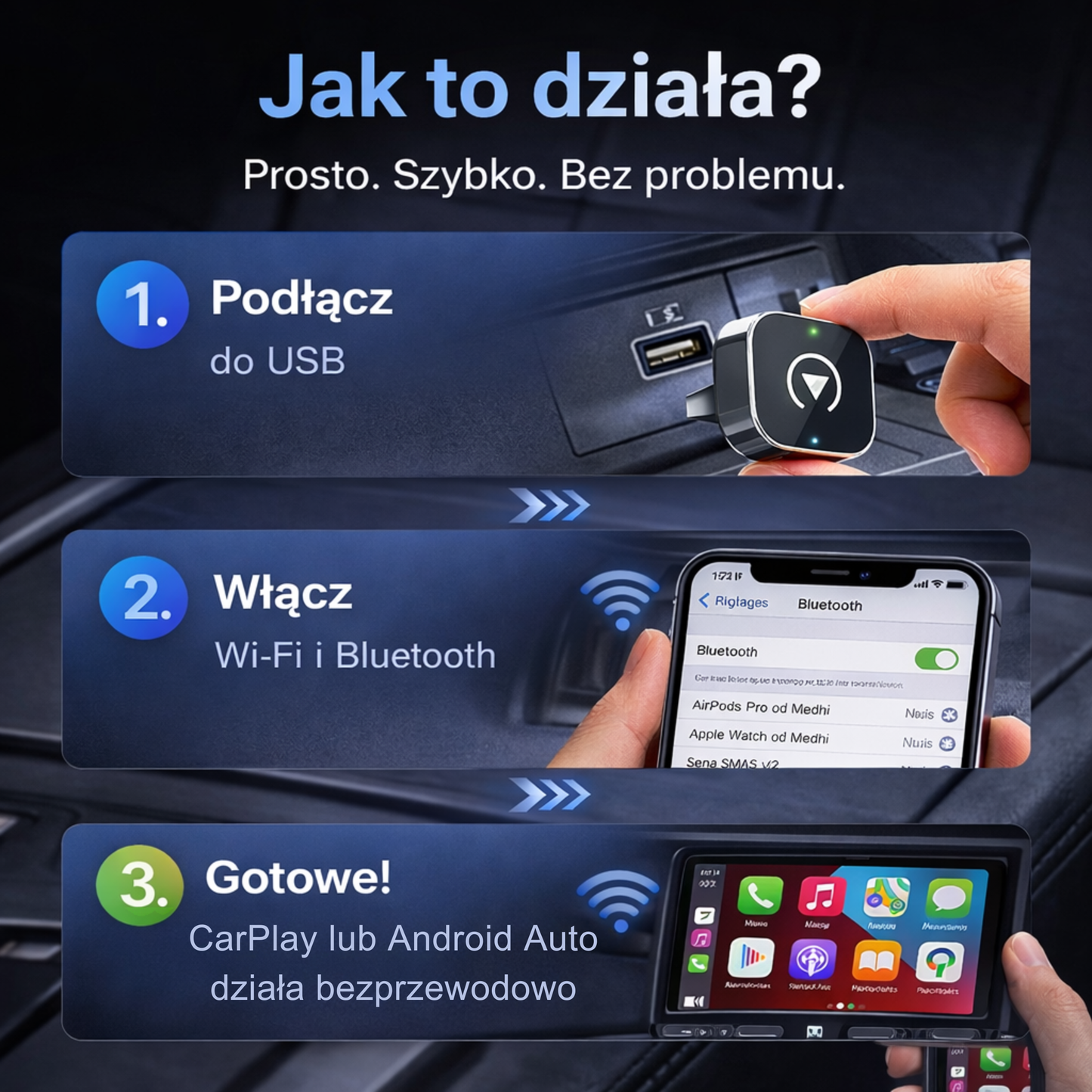 DriveLink™ CarPlay i Android Auto